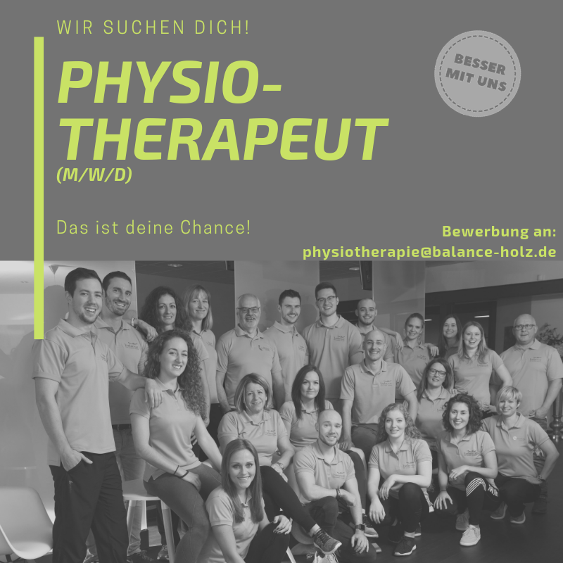Physiotherapeut (m/w/d) gesucht! 